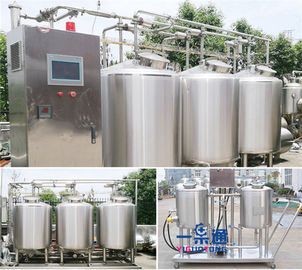 Whole Set Type CIP Washing System In Small Scale Stainless Steel 304 / 316L Material